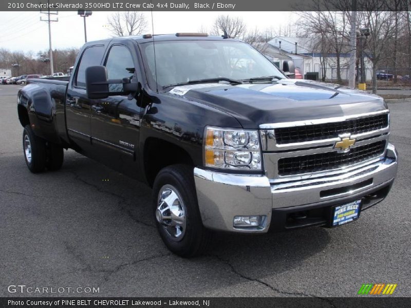 Black / Ebony 2010 Chevrolet Silverado 3500HD LTZ Crew Cab 4x4 Dually