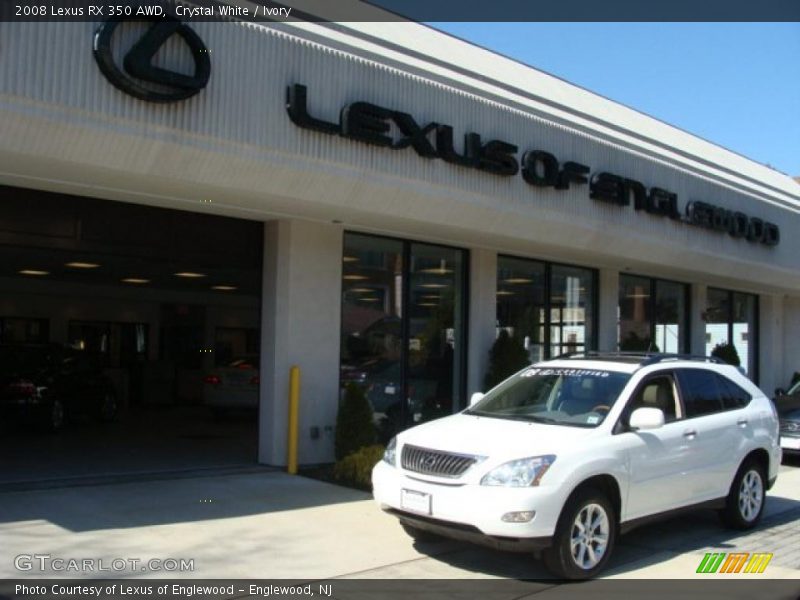 Crystal White / Ivory 2008 Lexus RX 350 AWD