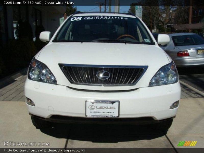 Crystal White / Ivory 2008 Lexus RX 350 AWD