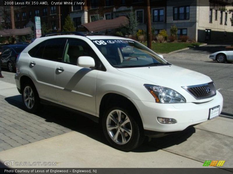 Crystal White / Ivory 2008 Lexus RX 350 AWD