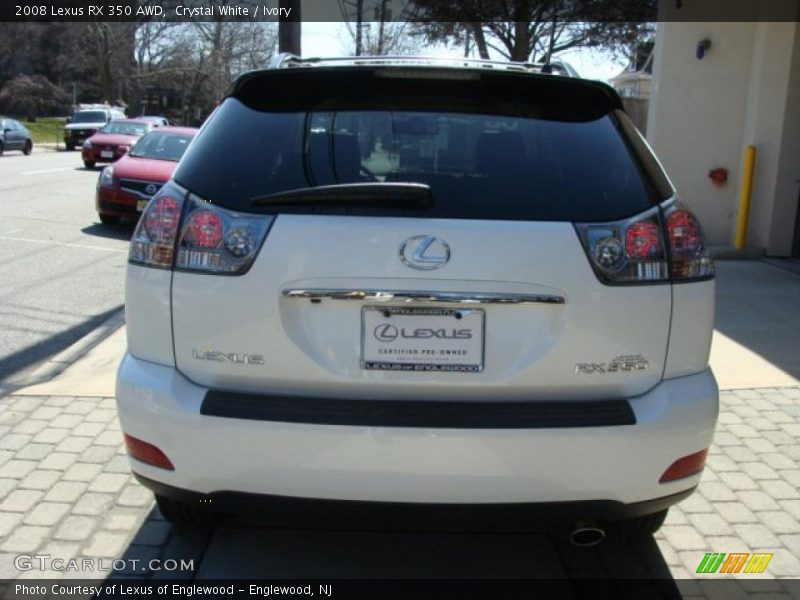 Crystal White / Ivory 2008 Lexus RX 350 AWD