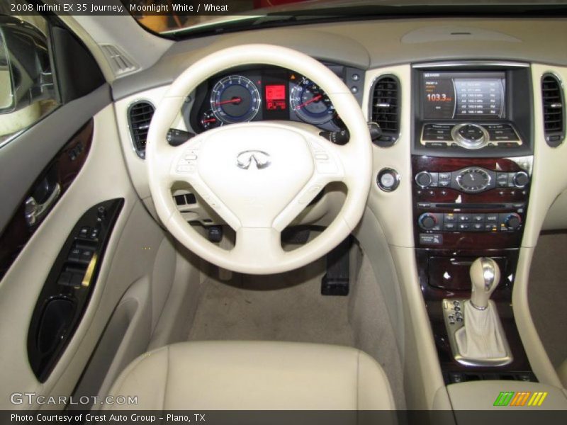 Moonlight White / Wheat 2008 Infiniti EX 35 Journey