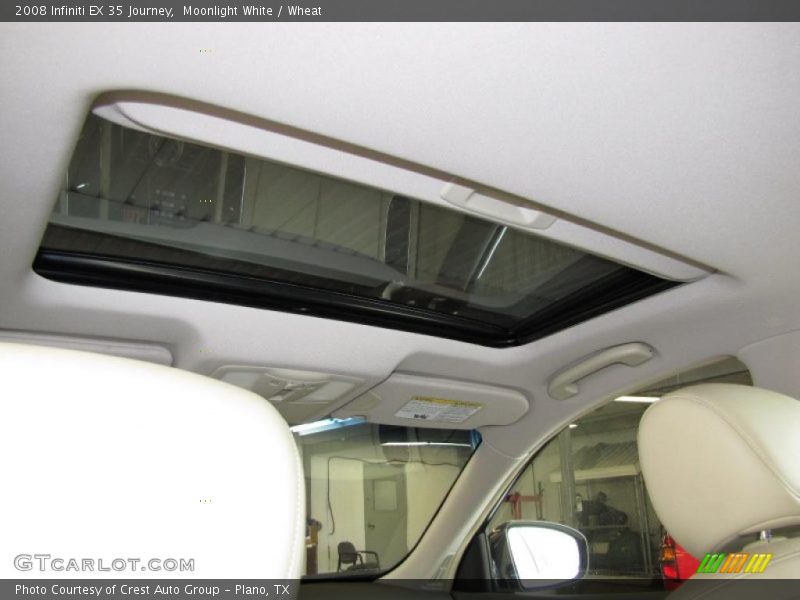 Moonlight White / Wheat 2008 Infiniti EX 35 Journey