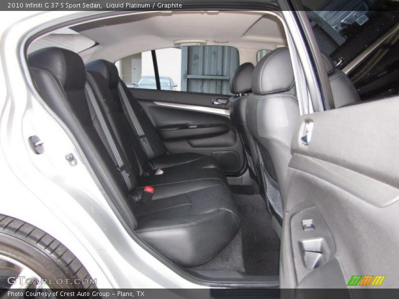  2010 G 37 S Sport Sedan Graphite Interior