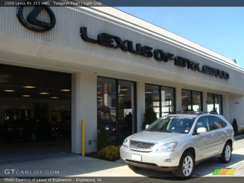 Tungsten Pearl / Light Gray 2009 Lexus RX 350 AWD