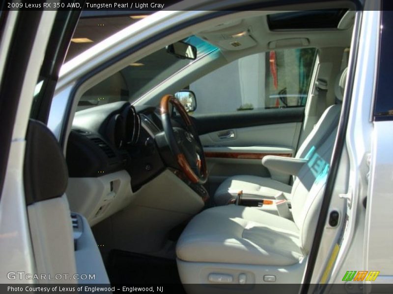 Tungsten Pearl / Light Gray 2009 Lexus RX 350 AWD
