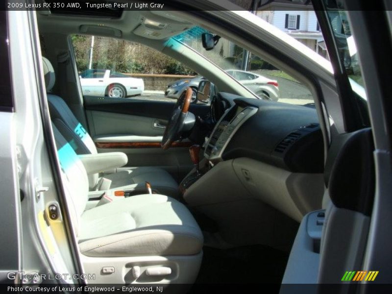 Tungsten Pearl / Light Gray 2009 Lexus RX 350 AWD