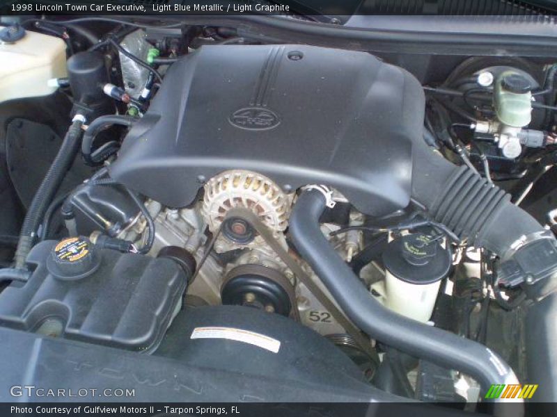 Light Blue Metallic / Light Graphite 1998 Lincoln Town Car Executive