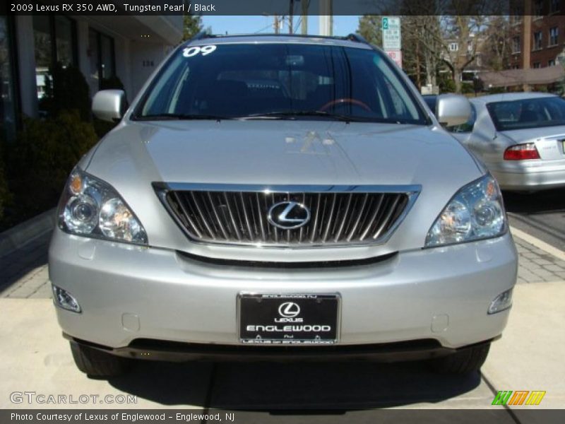 Tungsten Pearl / Black 2009 Lexus RX 350 AWD