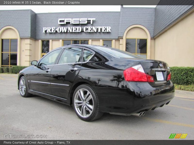 Black Obsidian / Graphite 2010 Infiniti M 35 S Sedan