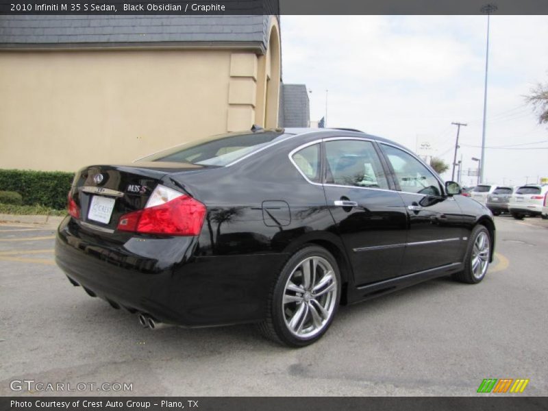 Black Obsidian / Graphite 2010 Infiniti M 35 S Sedan