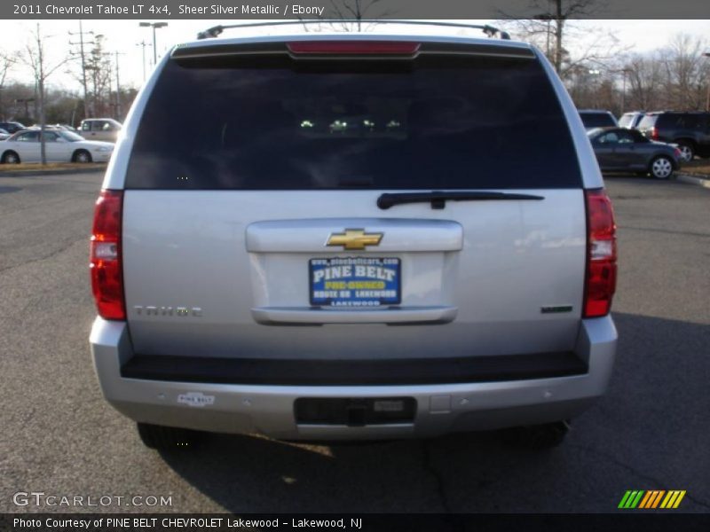 Sheer Silver Metallic / Ebony 2011 Chevrolet Tahoe LT 4x4