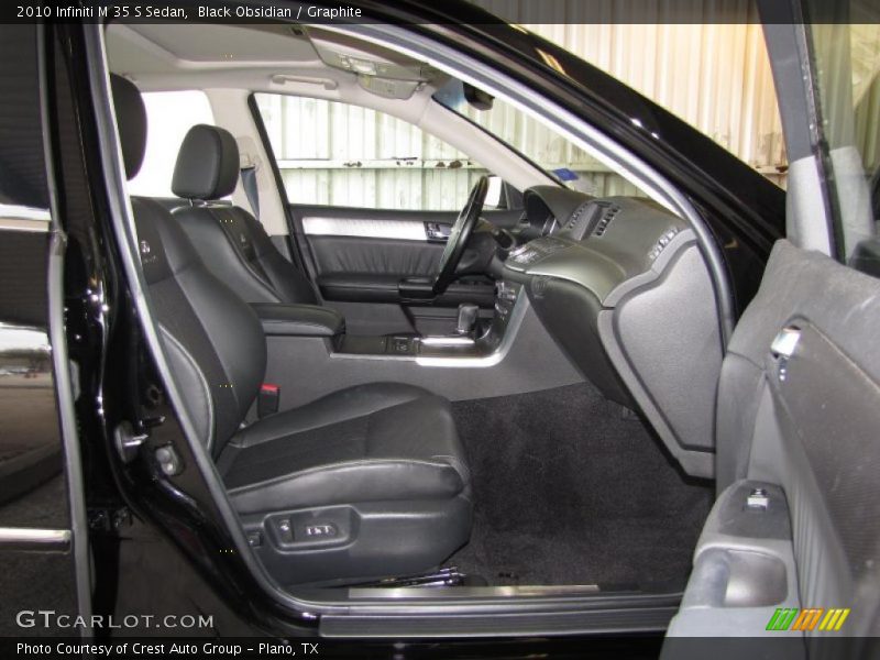  2010 M 35 S Sedan Graphite Interior