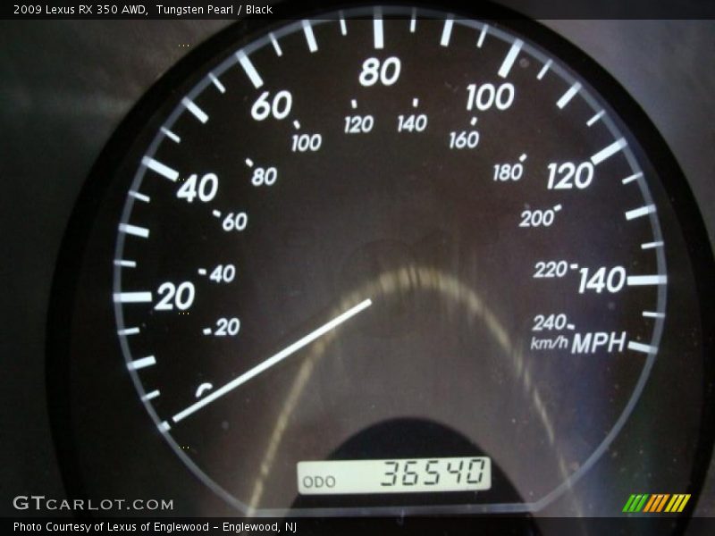 Tungsten Pearl / Black 2009 Lexus RX 350 AWD