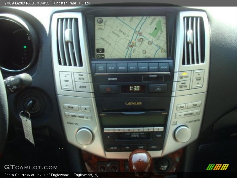 Tungsten Pearl / Black 2009 Lexus RX 350 AWD