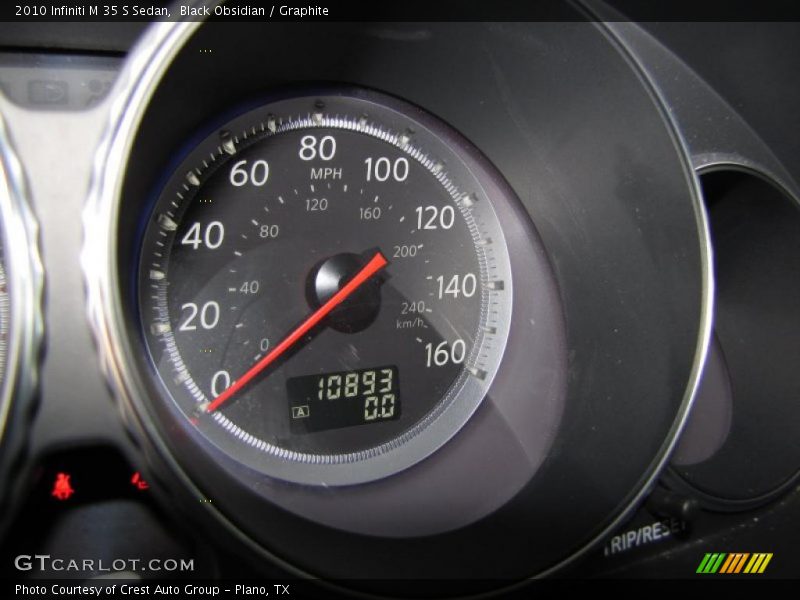 Black Obsidian / Graphite 2010 Infiniti M 35 S Sedan