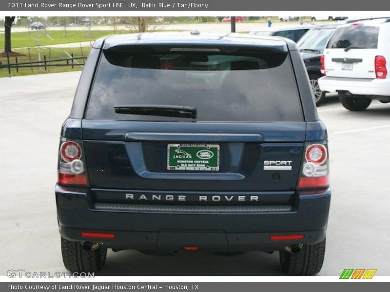Baltic Blue / Tan/Ebony 2011 Land Rover Range Rover Sport HSE LUX