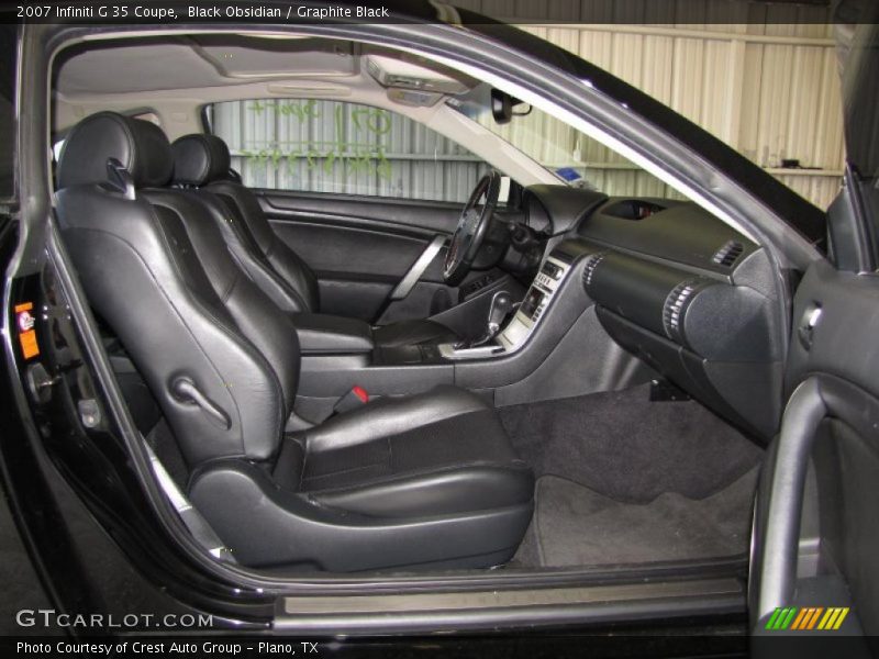 Black Obsidian / Graphite Black 2007 Infiniti G 35 Coupe