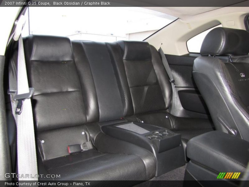 Black Obsidian / Graphite Black 2007 Infiniti G 35 Coupe