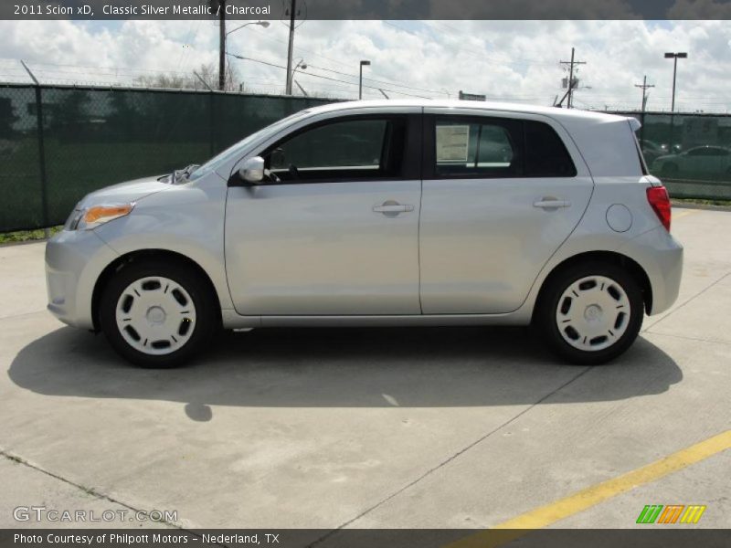 Classic Silver Metallic / Charcoal 2011 Scion xD