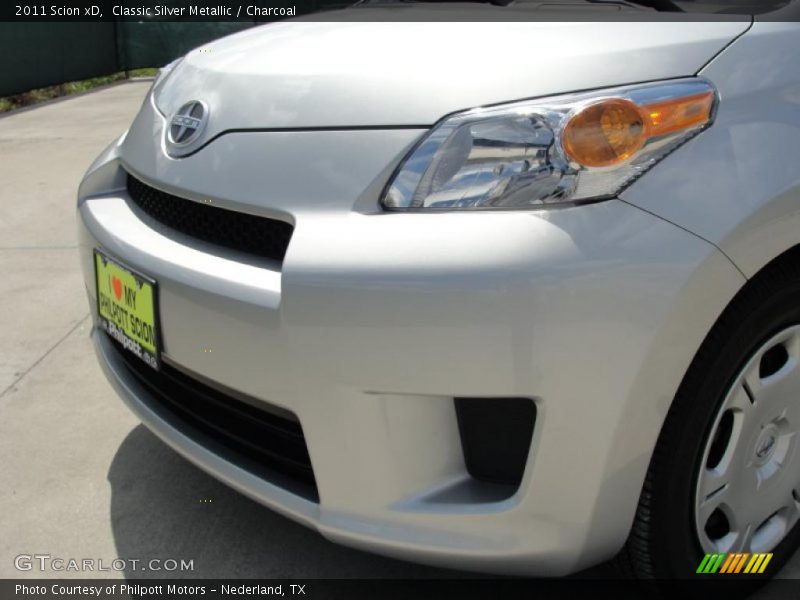 Classic Silver Metallic / Charcoal 2011 Scion xD