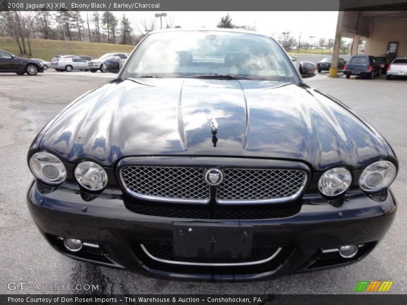 Ebony Black / Barley/Charcoal 2008 Jaguar XJ XJ8