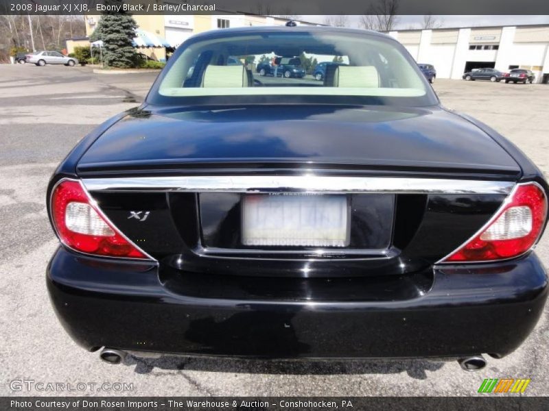 Ebony Black / Barley/Charcoal 2008 Jaguar XJ XJ8