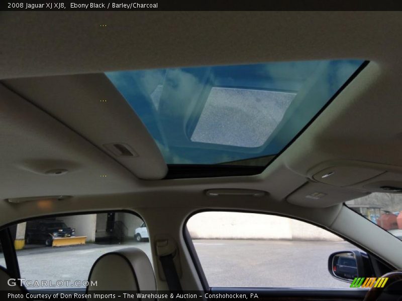 Ebony Black / Barley/Charcoal 2008 Jaguar XJ XJ8