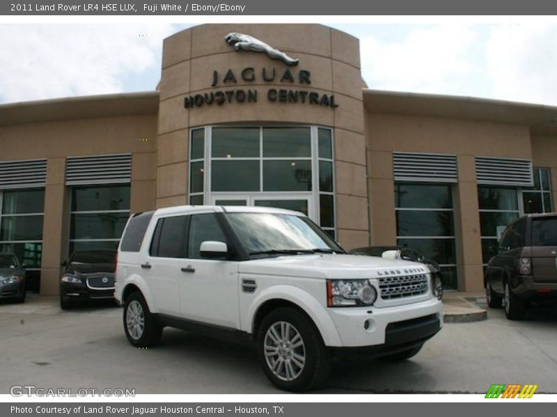 Fuji White / Ebony/Ebony 2011 Land Rover LR4 HSE LUX