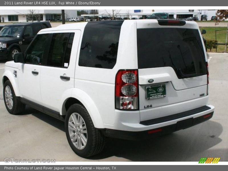 Fuji White / Ebony/Ebony 2011 Land Rover LR4 HSE LUX