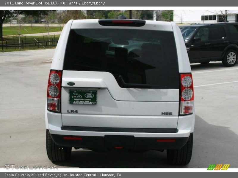 Fuji White / Ebony/Ebony 2011 Land Rover LR4 HSE LUX