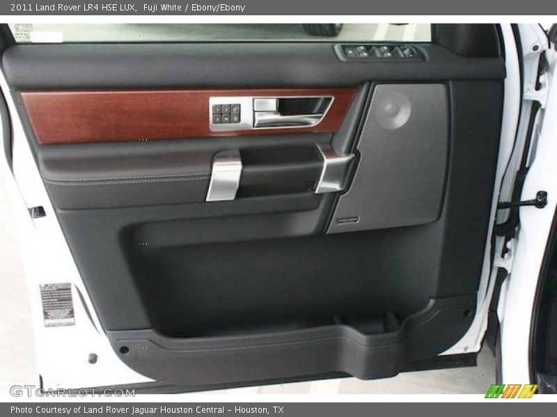 Fuji White / Ebony/Ebony 2011 Land Rover LR4 HSE LUX