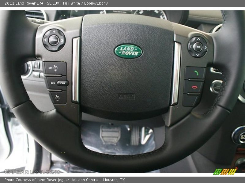 Fuji White / Ebony/Ebony 2011 Land Rover LR4 HSE LUX