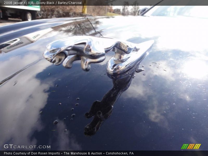 Ebony Black / Barley/Charcoal 2008 Jaguar XJ XJ8