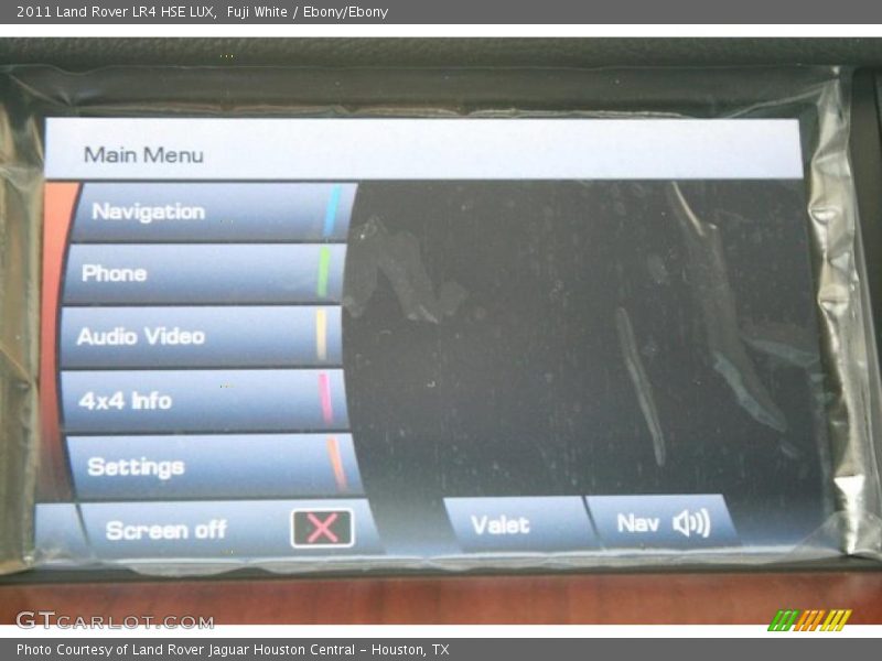 Fuji White / Ebony/Ebony 2011 Land Rover LR4 HSE LUX