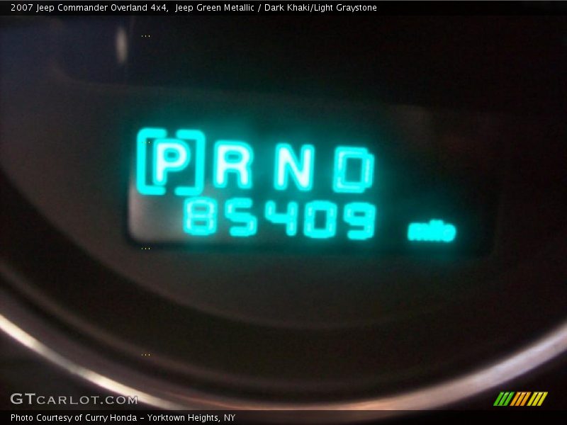 Jeep Green Metallic / Dark Khaki/Light Graystone 2007 Jeep Commander Overland 4x4