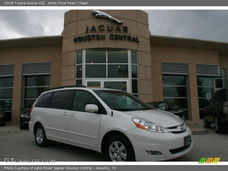 Arctic Frost Pearl / Fawn 2008 Toyota Sienna XLE