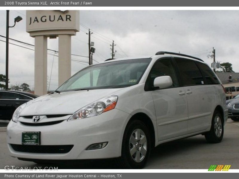 Arctic Frost Pearl / Fawn 2008 Toyota Sienna XLE