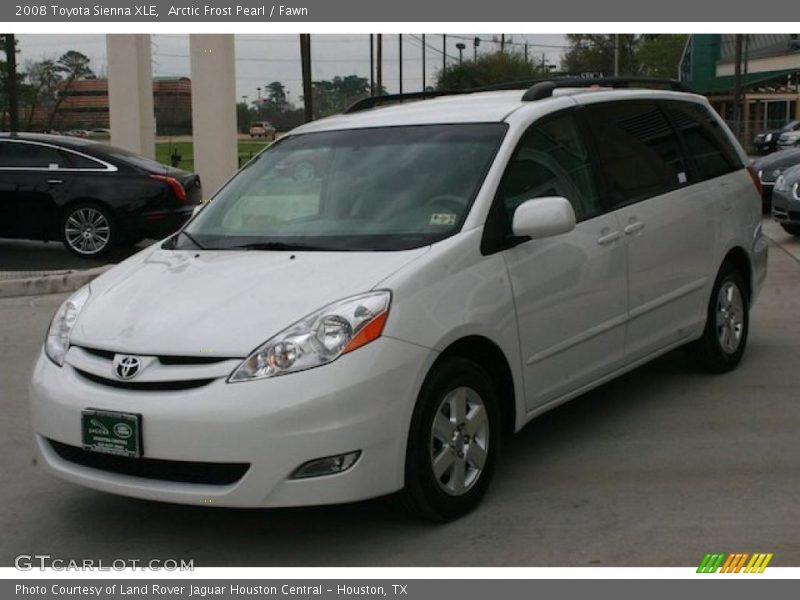 Arctic Frost Pearl / Fawn 2008 Toyota Sienna XLE