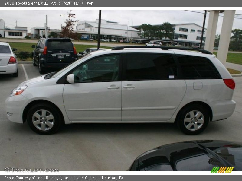 Arctic Frost Pearl / Fawn 2008 Toyota Sienna XLE