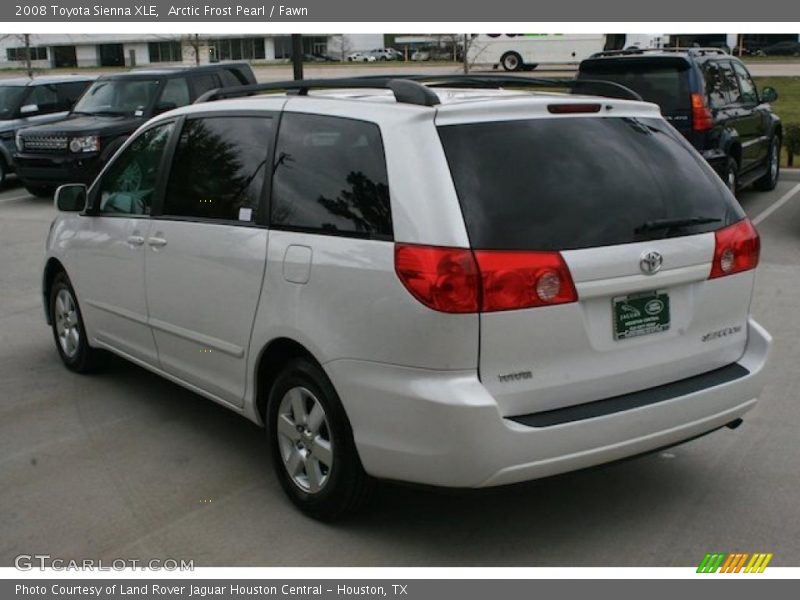 Arctic Frost Pearl / Fawn 2008 Toyota Sienna XLE