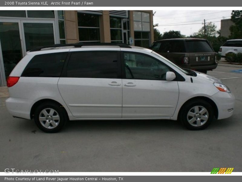 Arctic Frost Pearl / Fawn 2008 Toyota Sienna XLE