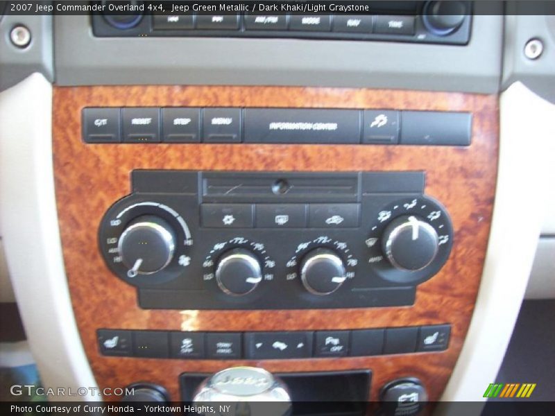 Jeep Green Metallic / Dark Khaki/Light Graystone 2007 Jeep Commander Overland 4x4