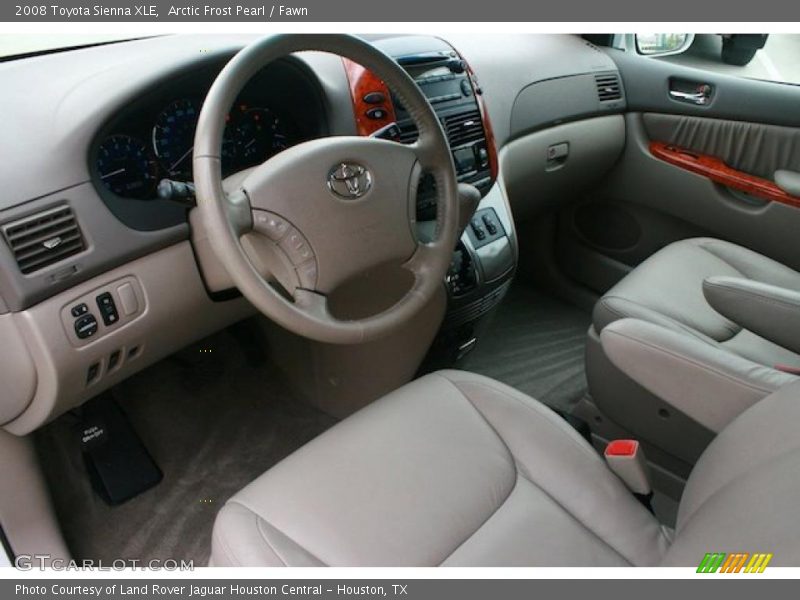 Arctic Frost Pearl / Fawn 2008 Toyota Sienna XLE