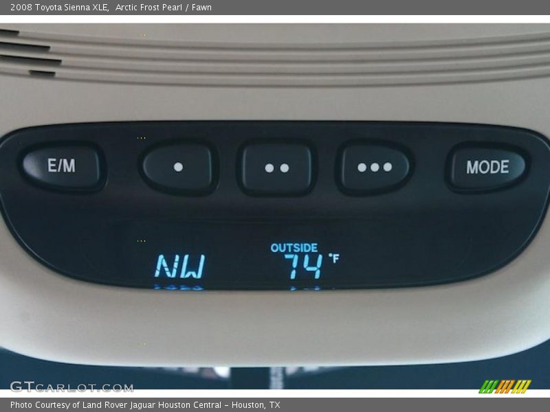 Arctic Frost Pearl / Fawn 2008 Toyota Sienna XLE
