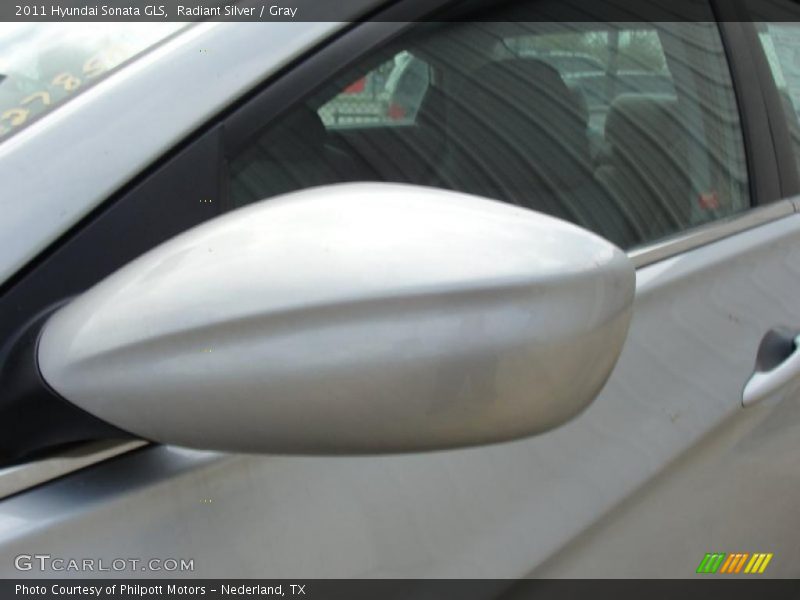Radiant Silver / Gray 2011 Hyundai Sonata GLS
