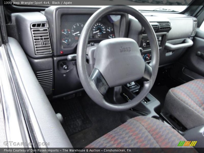  1999 Wrangler Sport 4x4 Agate Interior
