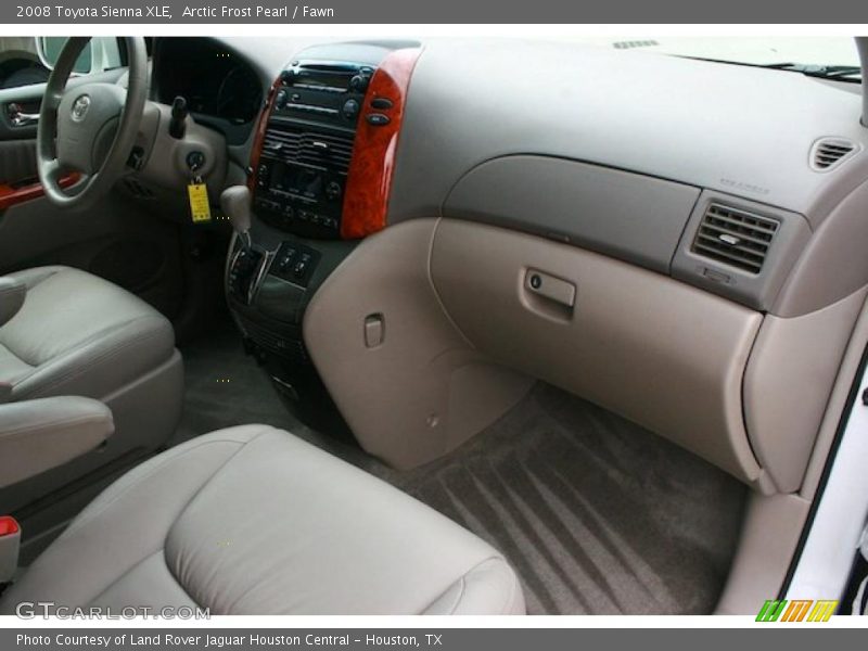 Arctic Frost Pearl / Fawn 2008 Toyota Sienna XLE