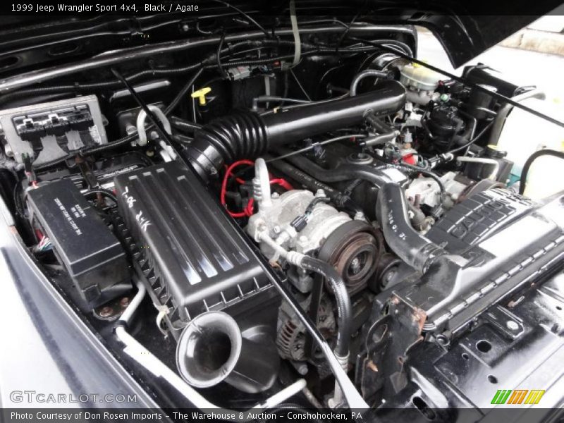  1999 Wrangler Sport 4x4 Engine - 4.0 Liter OHV 12-Valve Inline 6 Cylinder