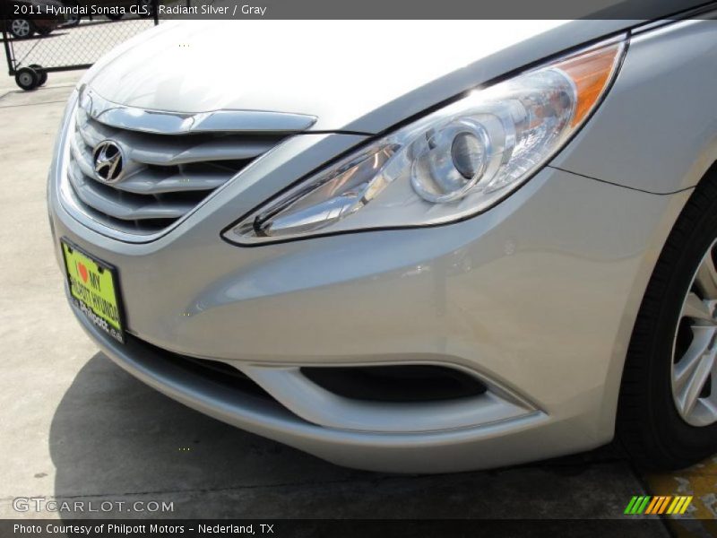Radiant Silver / Gray 2011 Hyundai Sonata GLS